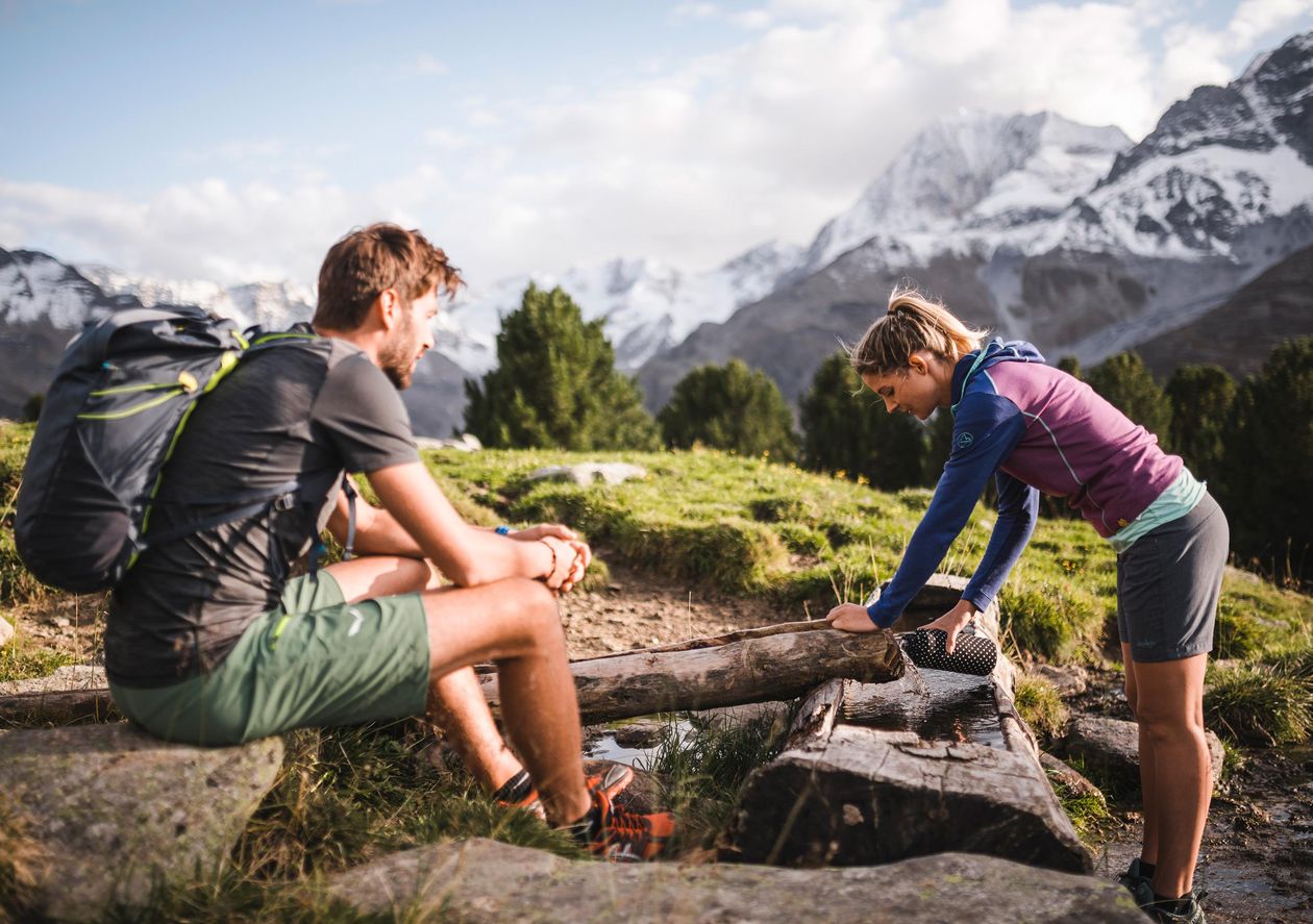 Sulden Hotel Lärchenhof Sommerurlaub Wandern markierte Wanderwege