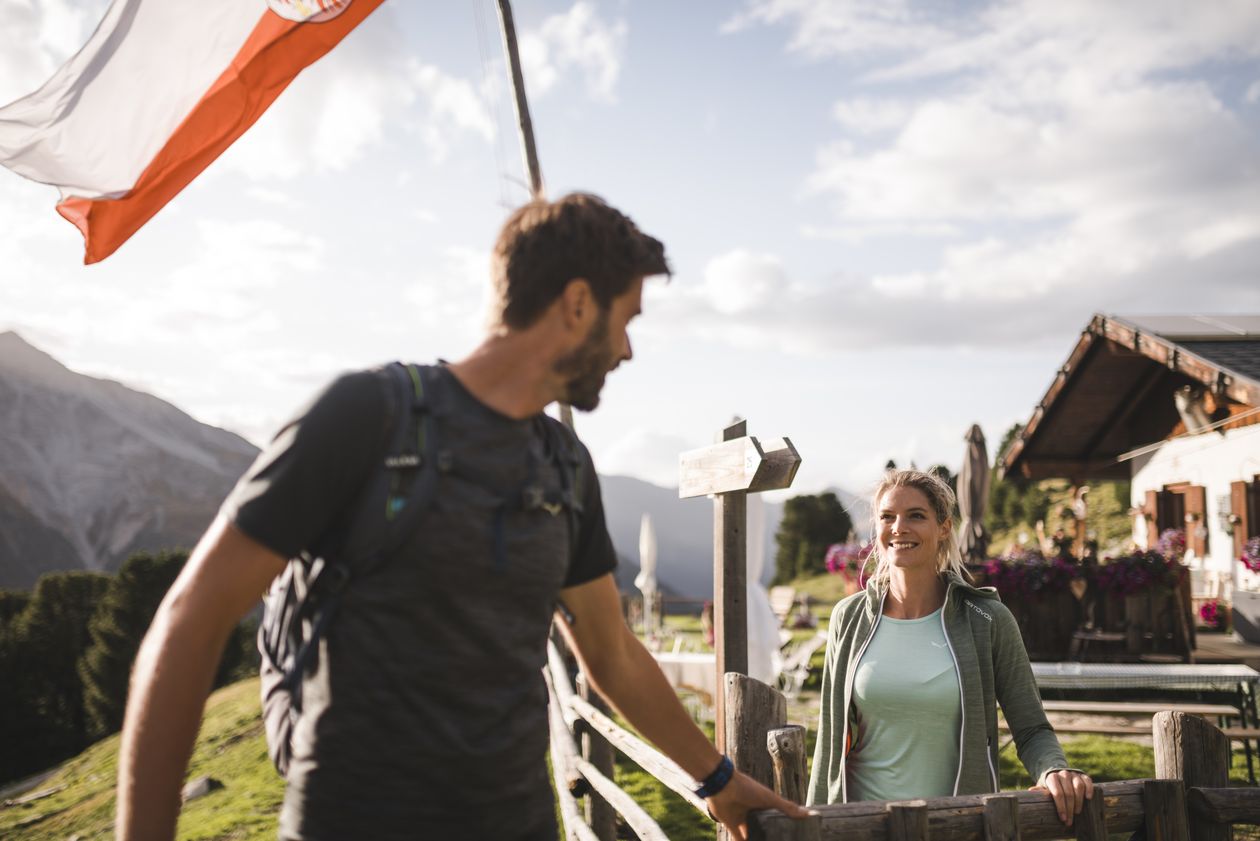 Hike Malga Vitelli Solda Venosta Valley South Tyrol Hiking