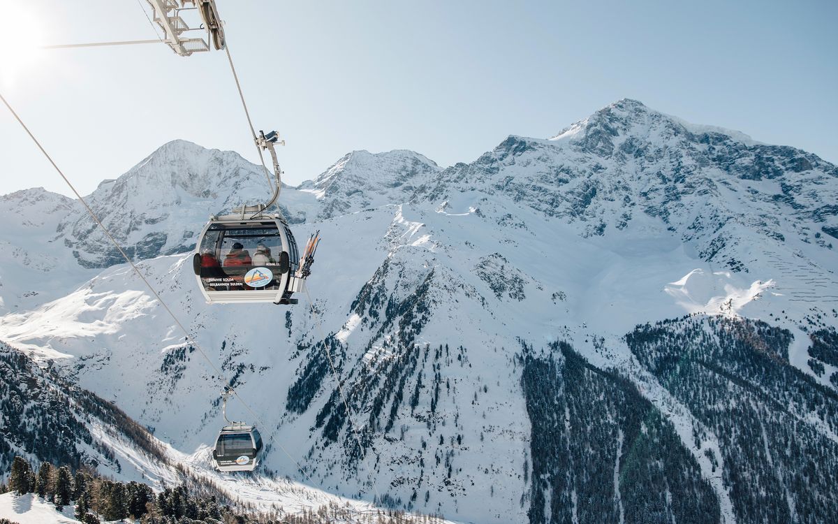 Skigebiet Sulden am Ortler Aktiver Winterurlaub Skifahren Snowboarden Langlaufen