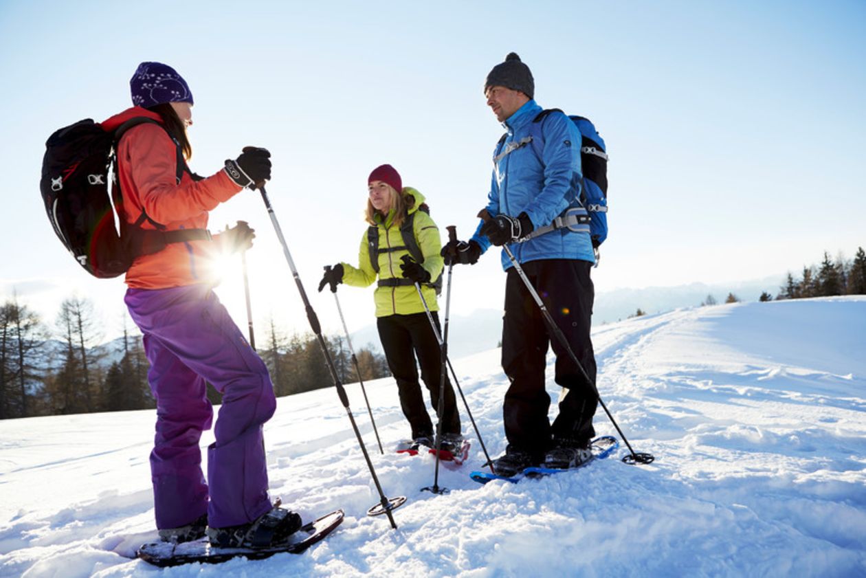 Schneeschuhwandern Sulden am Ortler Skigebiet Hotel Lärchenhof