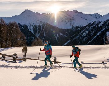 Sulden Skitour Vinschgau Winterurlaub Hotel Lärchenhof