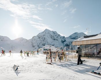Winter holiday Ski Area Solda Ortler Mountains Stelvio National Park