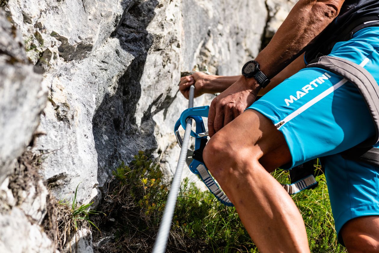 Climbing route Punta Tabaretta Solda Venosta Valley South Tyrol climbing