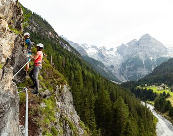 South Tyrol climbing via ferrata Solda holiday summer