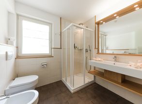 Hotel Alto Adige camera doppia con bagno e doccia