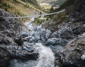 Sulden Wanderung Hängebrücke Hotel Lärchenhof